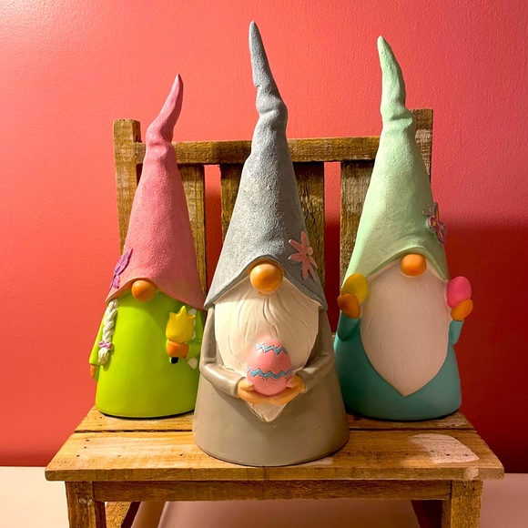 Easter spring gnome set
